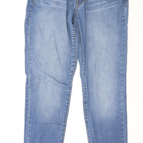 YES YES Womens Blue  Denim Skinny Jeans Size 12 L29 in