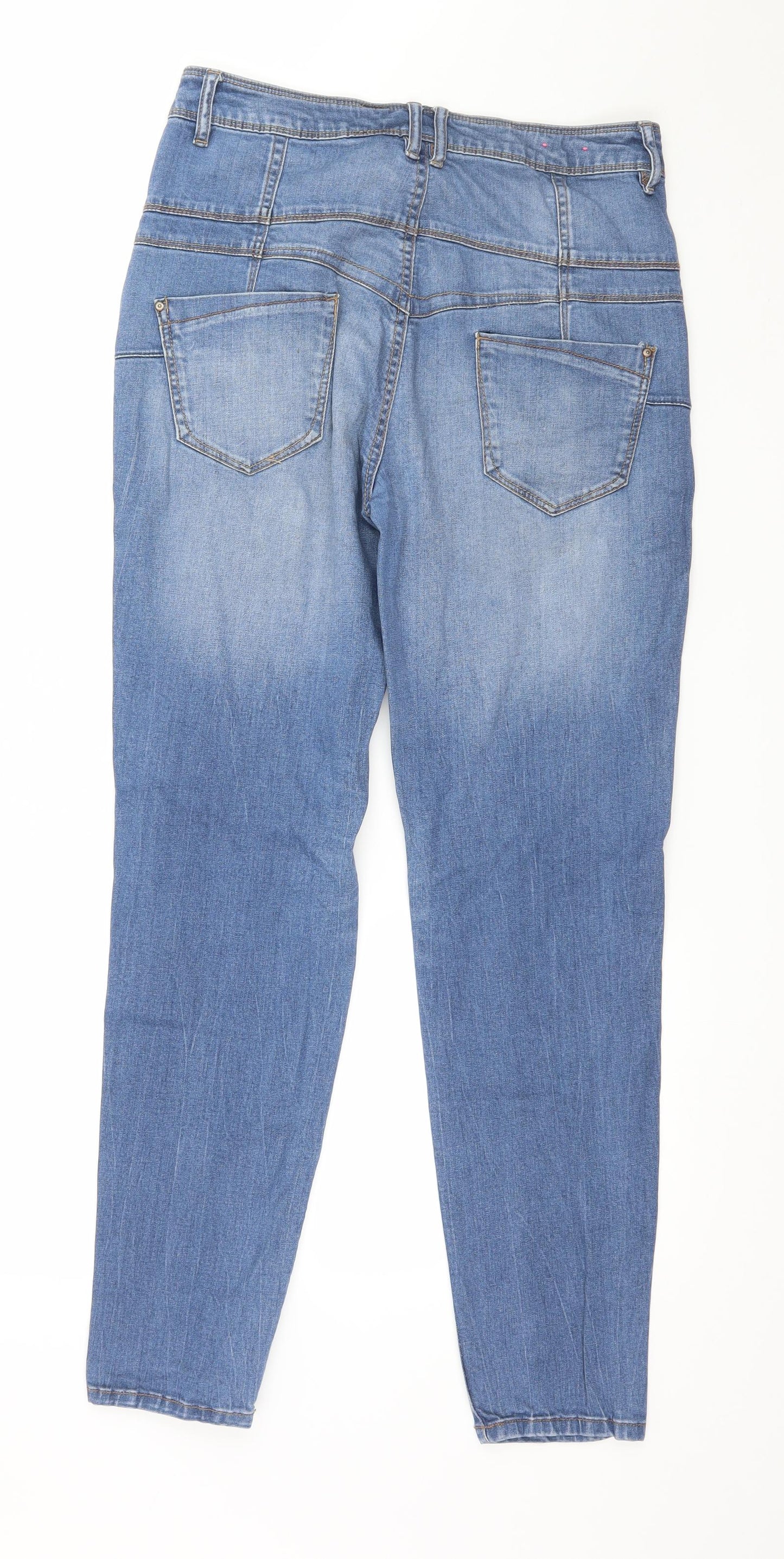 YES YES Womens Blue  Denim Skinny Jeans Size 12 L29 in