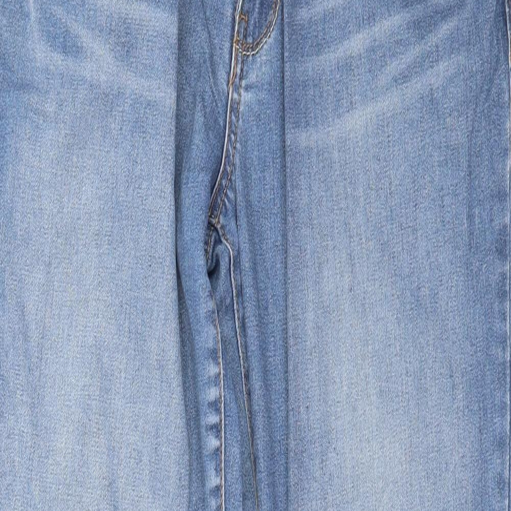 YES YES Womens Blue  Denim Skinny Jeans Size 12 L29 in