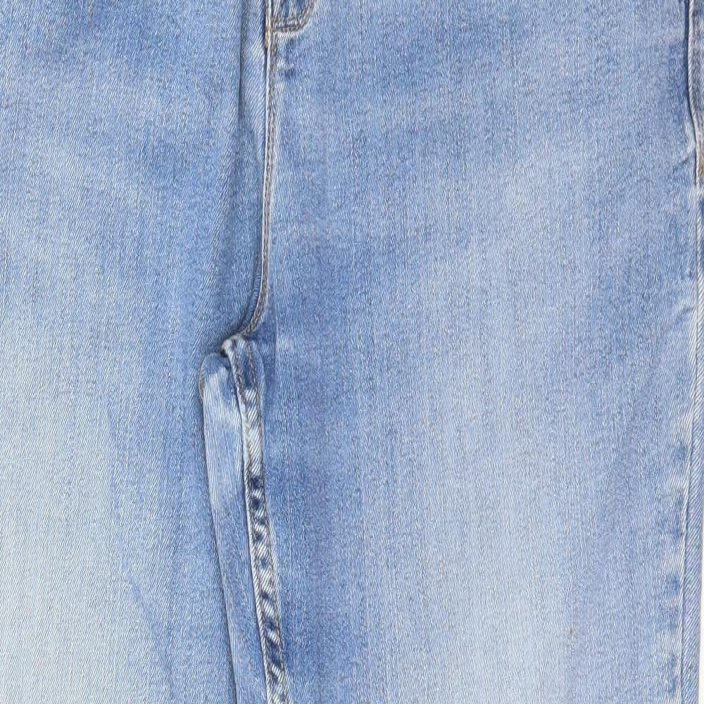 NEXT Womens Blue  Denim Straight Jeans Size 16 L28 in