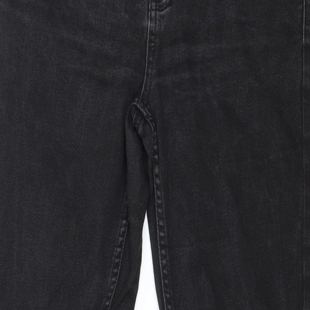 Oasis Womens Black  Denim Skinny Jeans Size 12 L29 in
