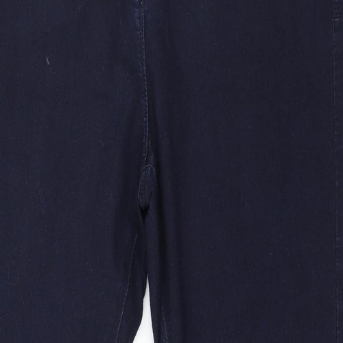 Marks and Spencer Womens Blue  Denim Skinny Jeans Size 18 L30 in