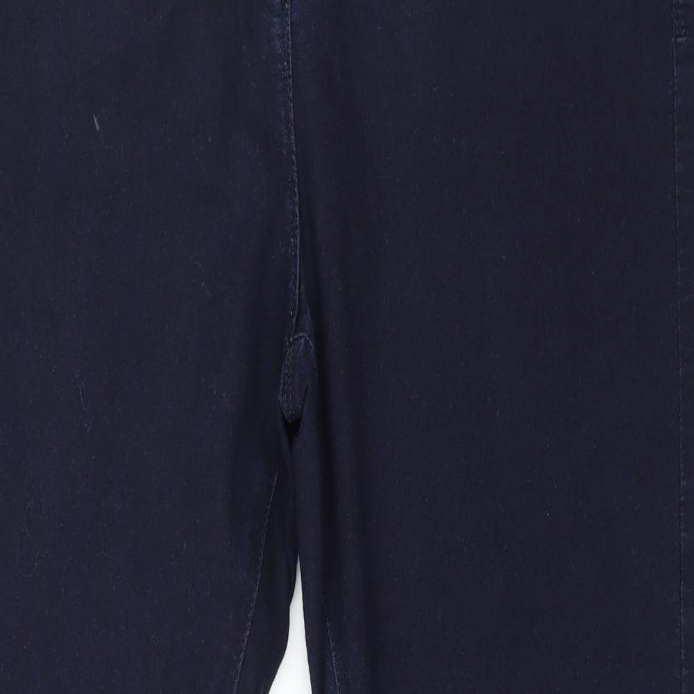 Marks and Spencer Womens Blue  Denim Skinny Jeans Size 18 L30 in
