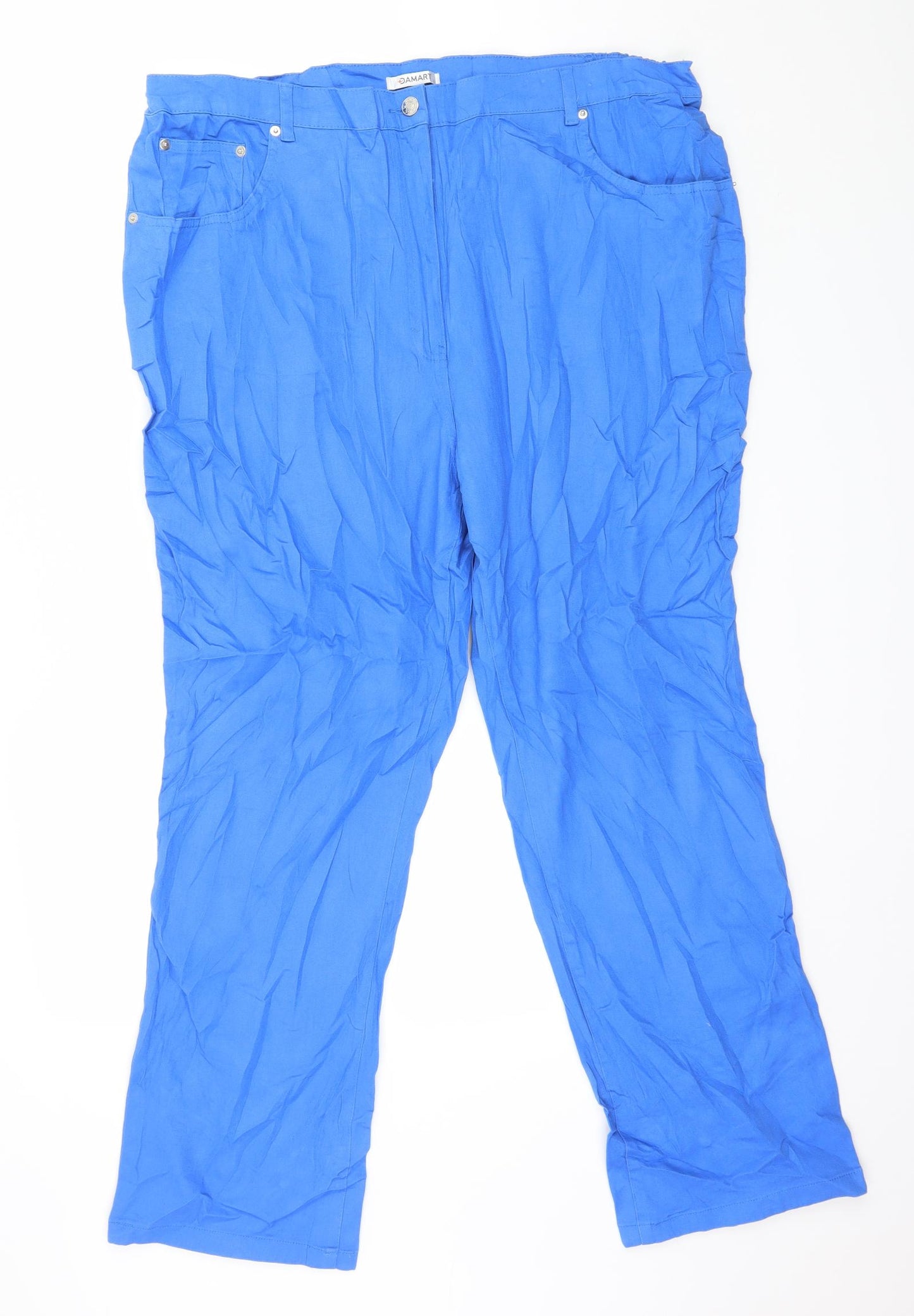 Damart Womens Blue   Trousers  Size 24 L29 in