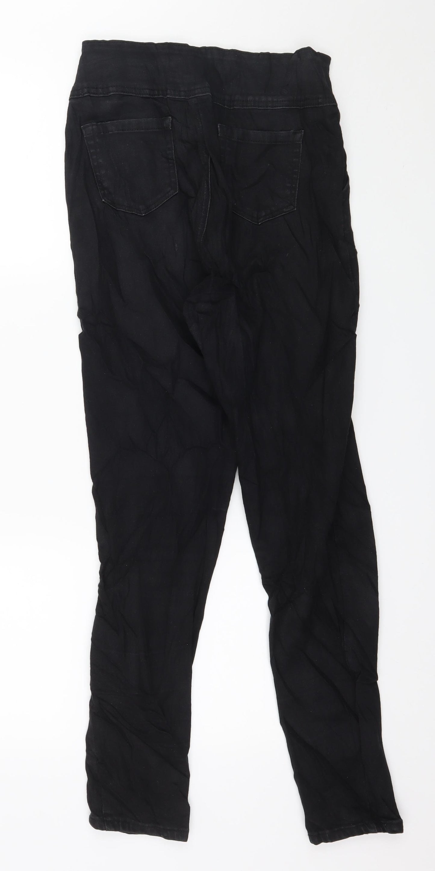 Quiz Womens Black  Denim Skinny Jeans Size 12 L28 in