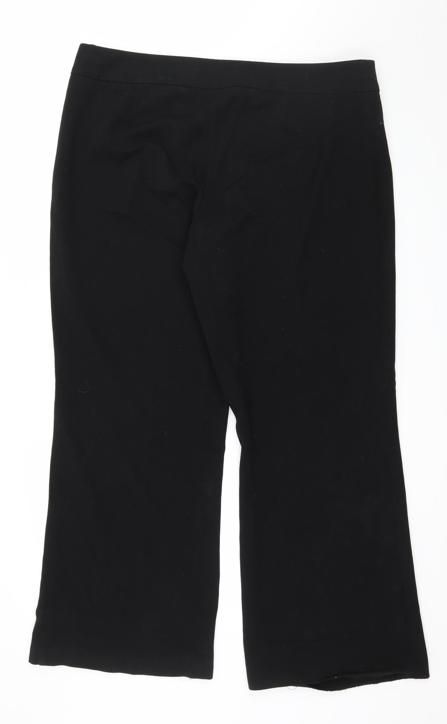 M&Co Womens Black   Trousers  Size 18 L29 in