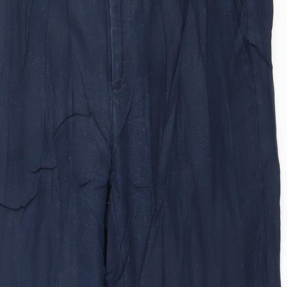 Zara Womens Blue   Trousers  Size 14 L27 in
