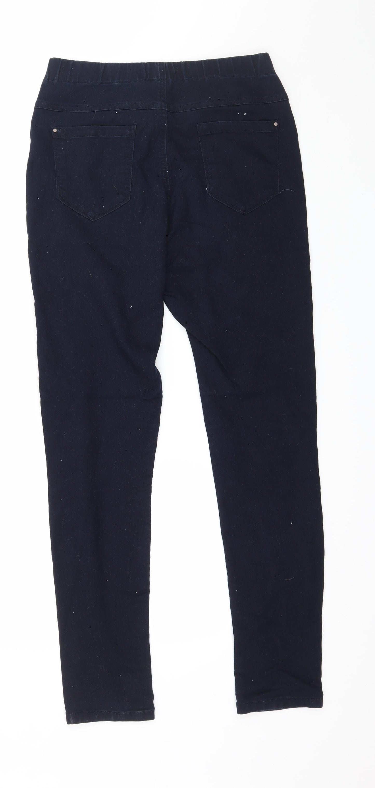 Peacocks Womens Blue  Denim Skinny Jeans Size 8 L29 in