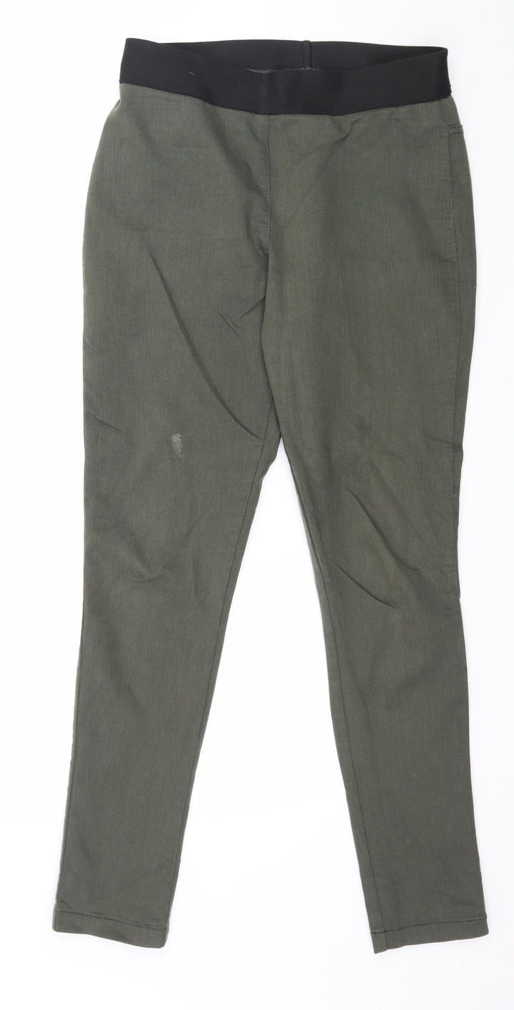 Preworn Womens Green  Denim Jegging Jeans Size 32 in L30 in