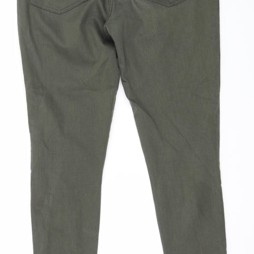Preworn Womens Green  Denim Jegging Jeans Size 32 in L30 in