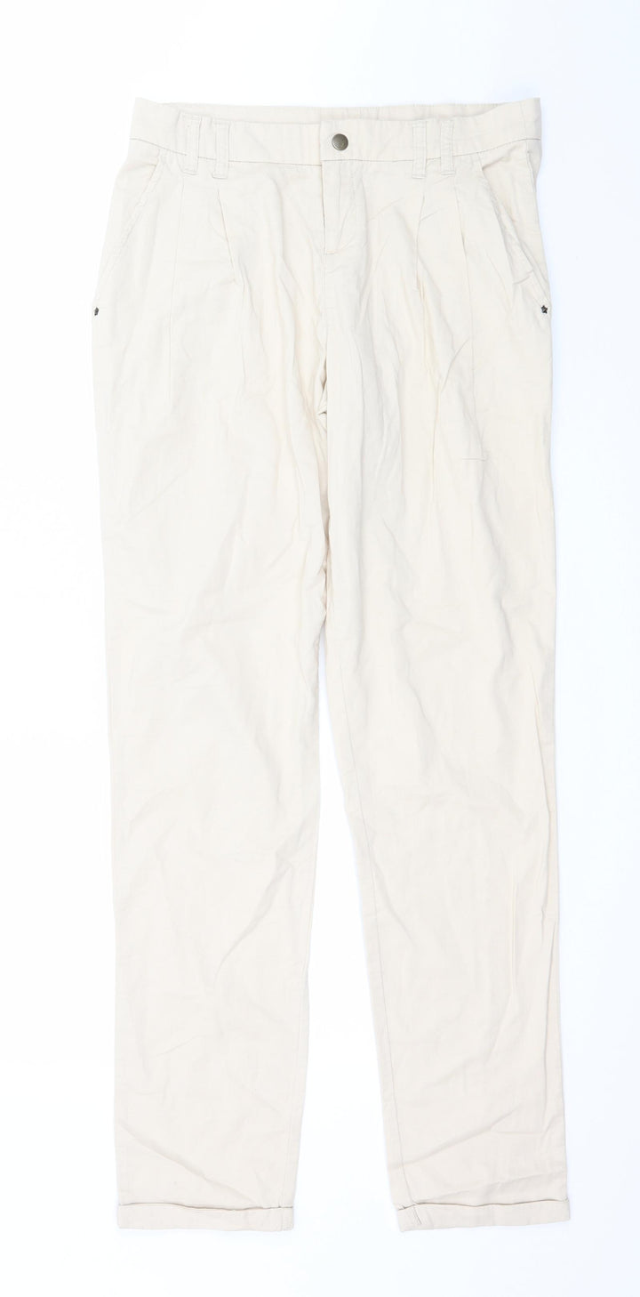 IKKS Womens Beige   Trousers  Size 30 in L30 in