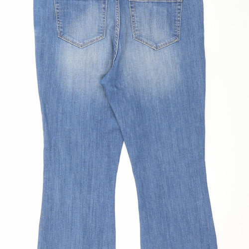 NEXT Womens Blue  Denim Straight Jeans Size 34 in L24 in
