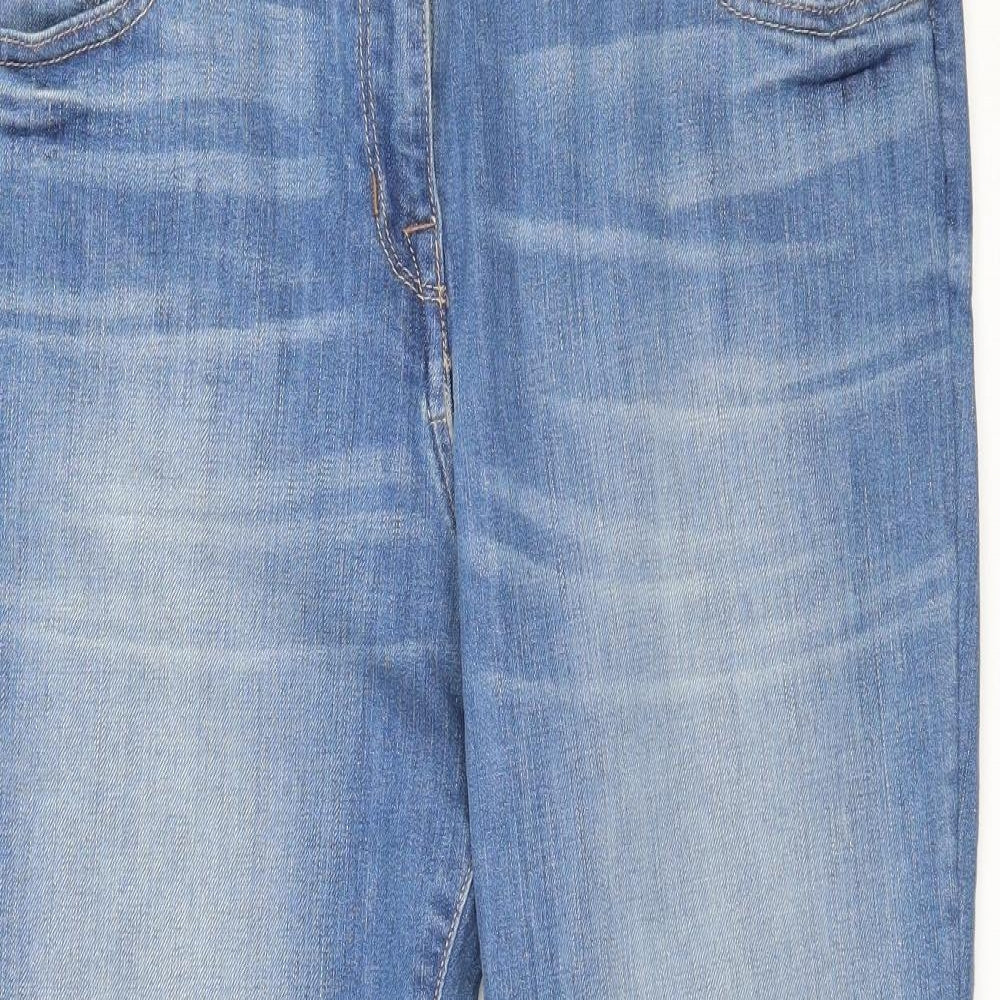 NEXT Womens Blue  Denim Straight Jeans Size 34 in L24 in