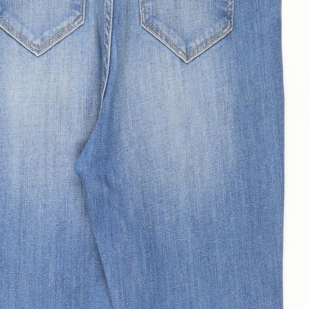 NEXT Womens Blue  Denim Straight Jeans Size 34 in L24 in