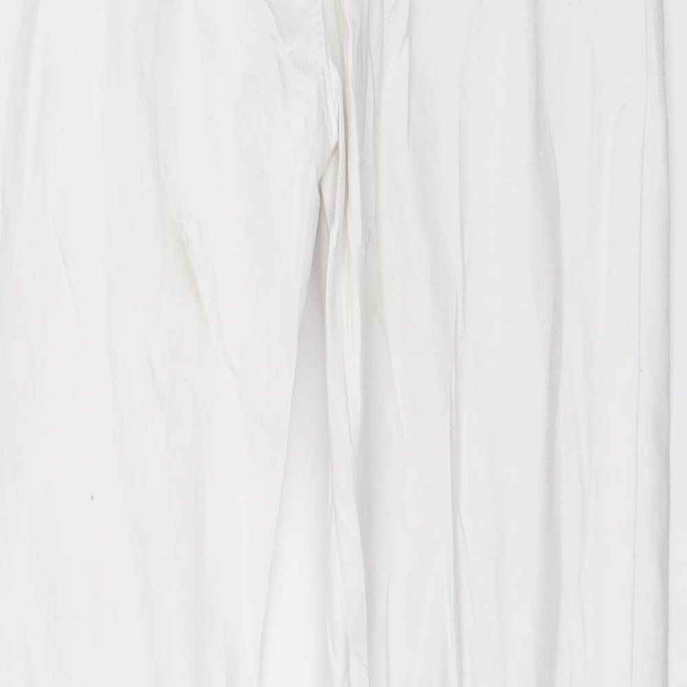Denim Club Womens White  Denim Skinny Jeans Size 10 L28 in