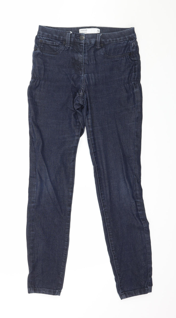 NEXT Womens Blue Denim Skinny Jeans Size 6 L29 in