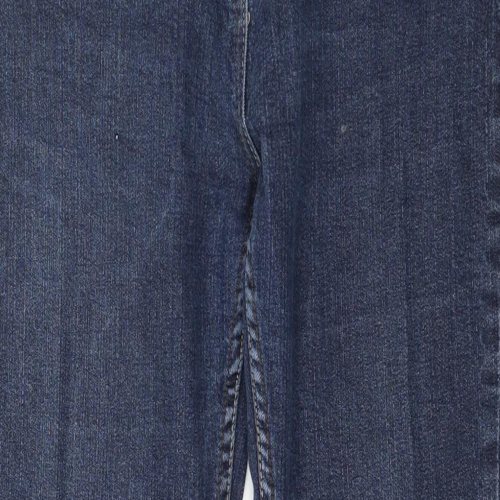 Denim & Co. Womens Blue  Denim Skinny Jeans Size 14 L31 in