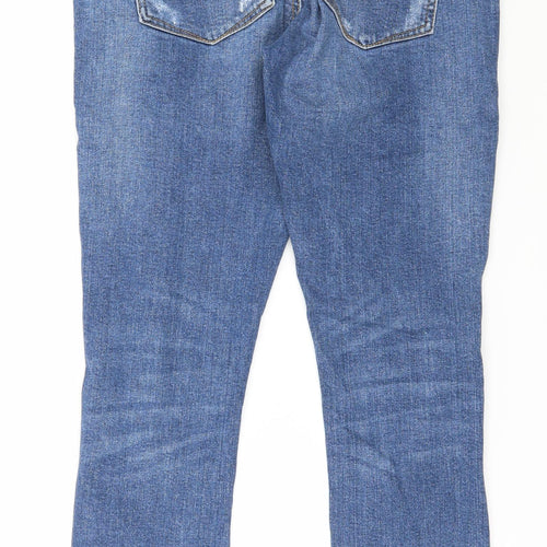 Denim & Co. Womens Blue  Denim Skinny Jeans Size 8 L27 in