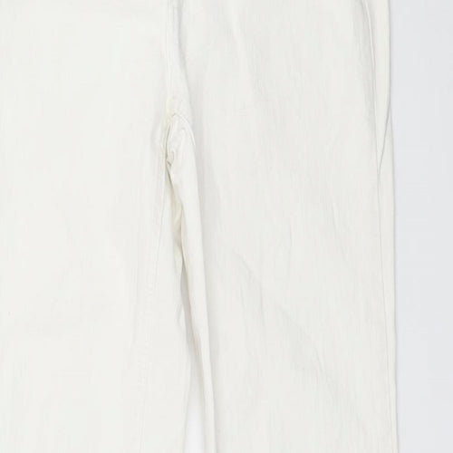 House of Denim Womens White  Denim Skinny Jeans Size 10 L33 in