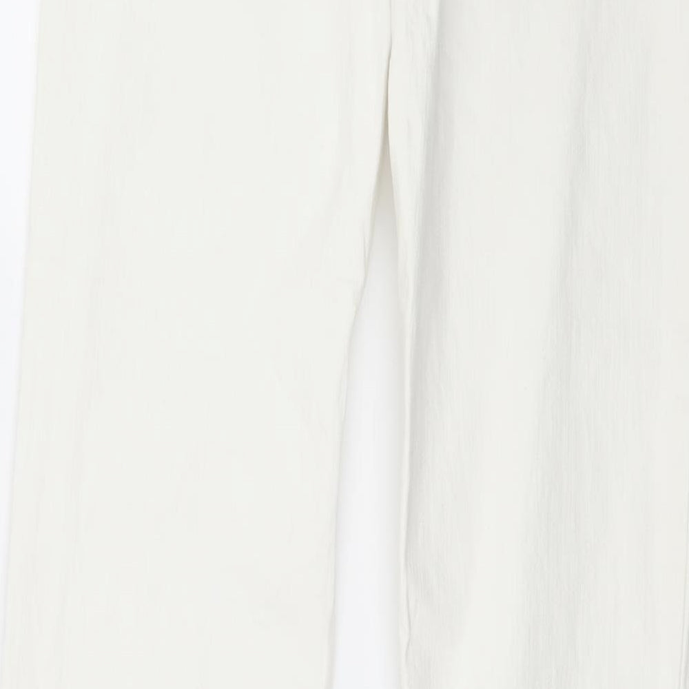 House of Denim Womens White  Denim Skinny Jeans Size 10 L33 in