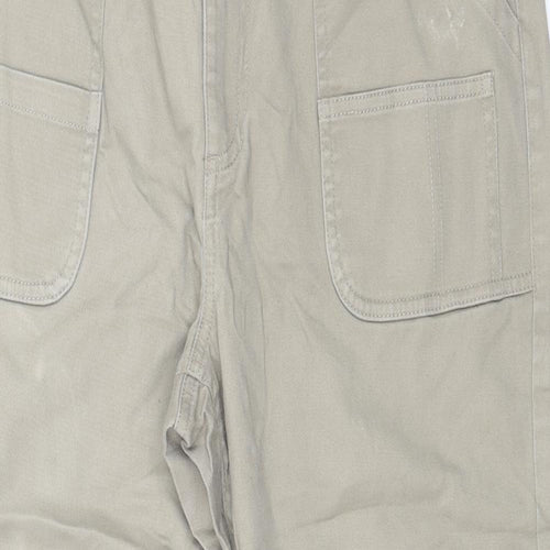 White Stuff Womens Green  Denim Cropped Jeans Size 14 L22 in
