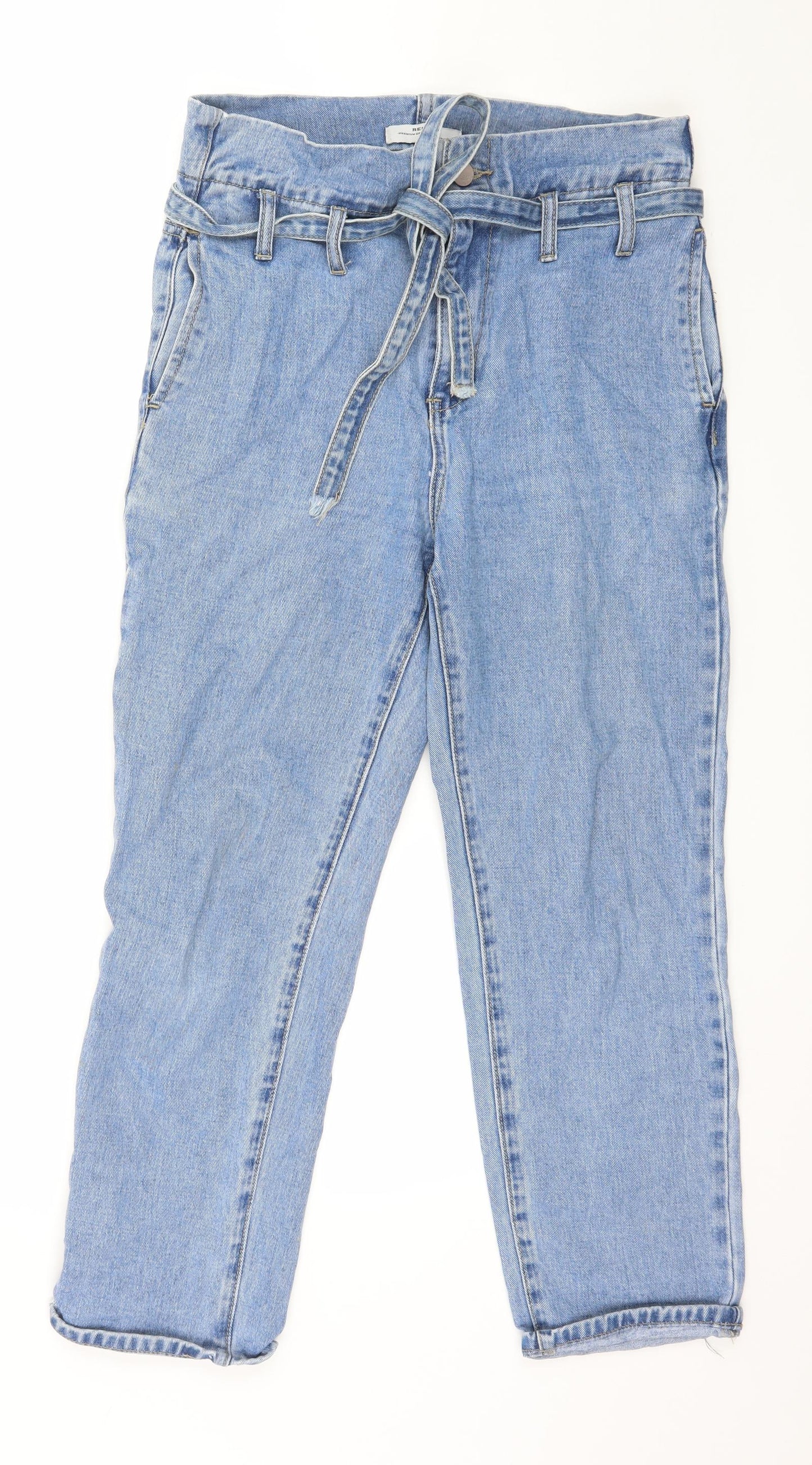 Redial Womens Blue  Denim Straight Jeans Size 8 L27 in