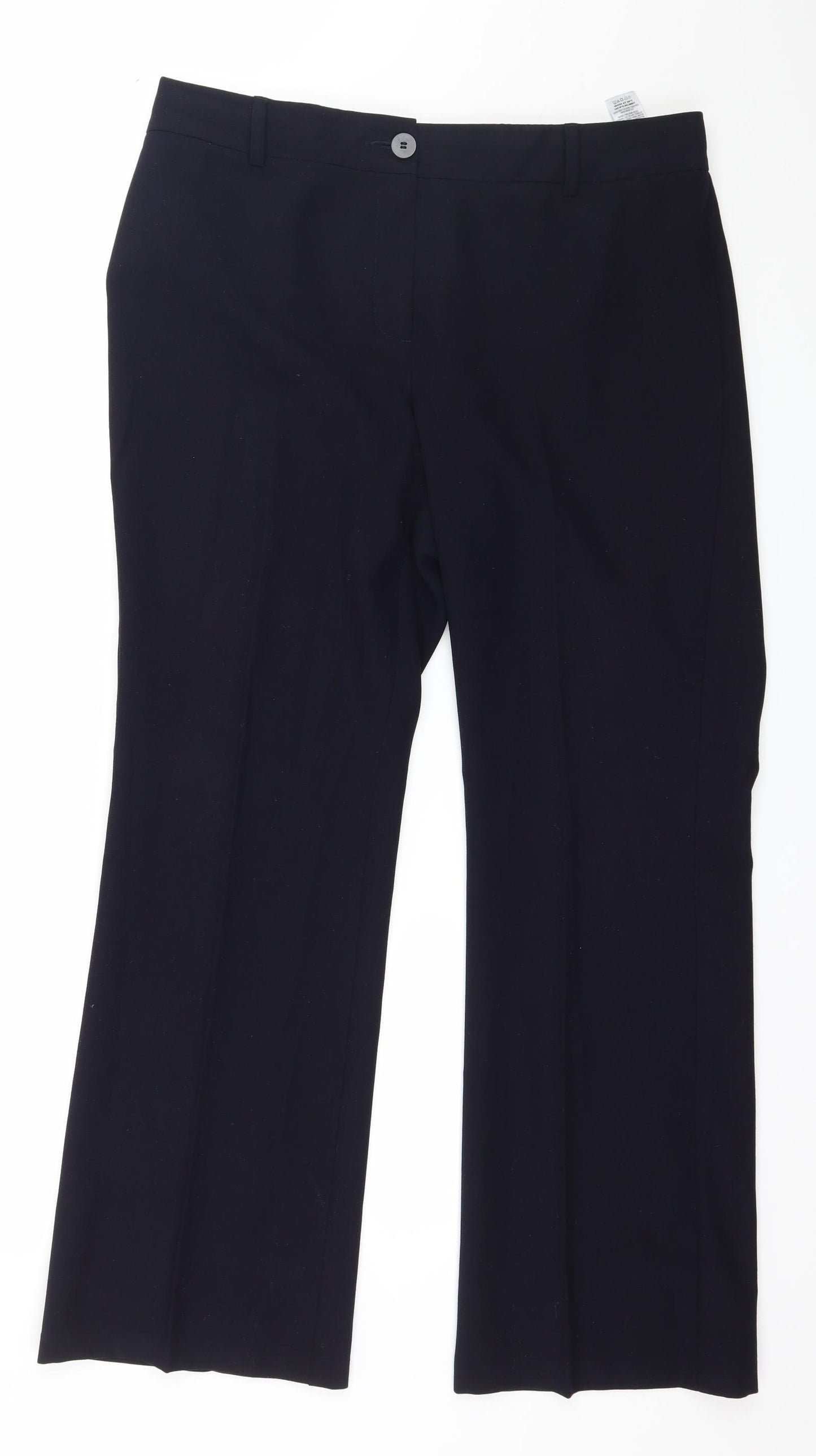 Marks and Spencer Womens Blue   Trousers  Size 14 L30 in