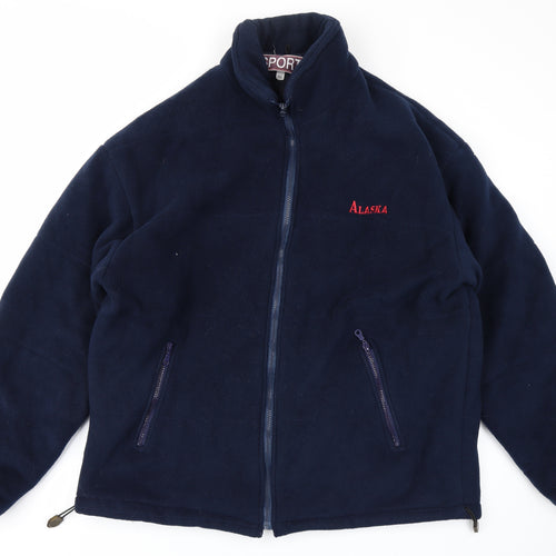 Sport Mens Blue  Fleece Jacket  Size 2XL