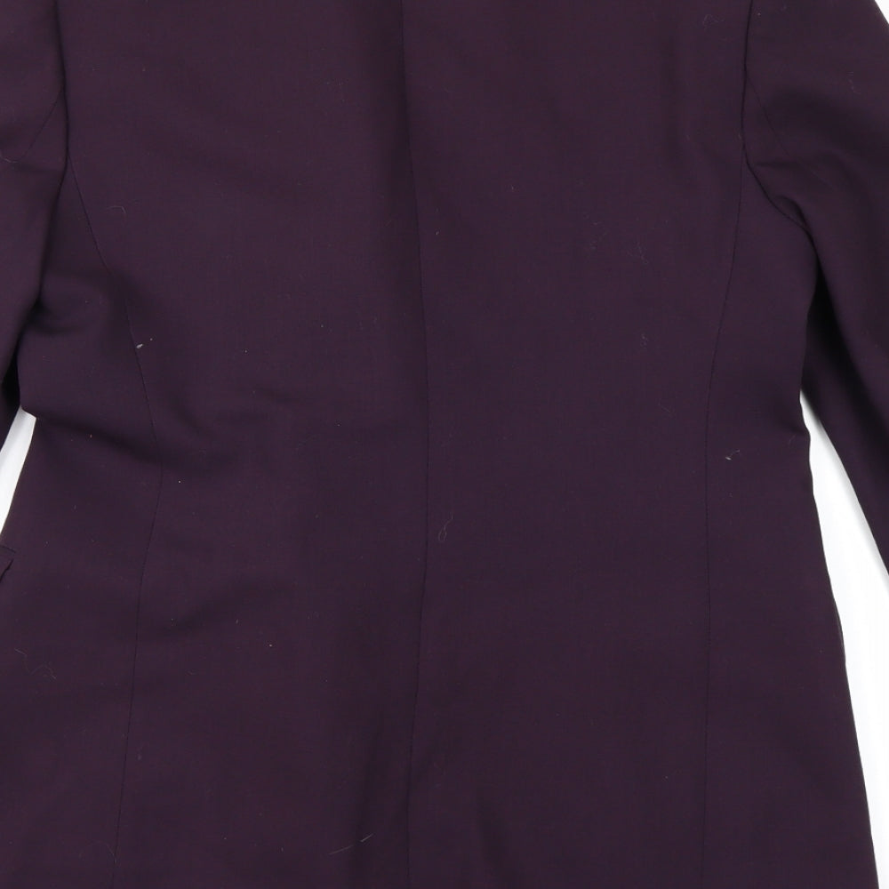 Marks & Spencer Womens Purple   Jacket Blazer Size 10