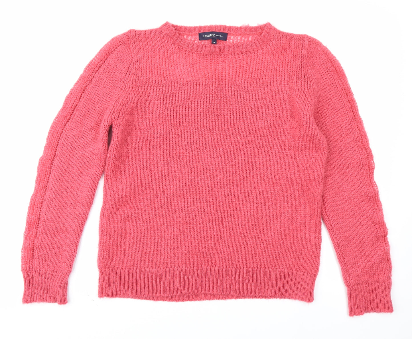 Limited Edition Womens Pink   Pullover Jumper Size 14