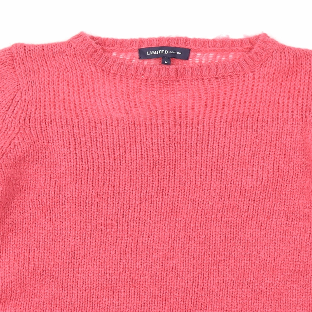 Limited Edition Womens Pink   Pullover Jumper Size 14