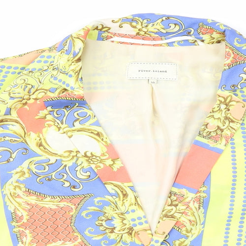 River Island Womens Pink Paisley  Jacket  Size 16