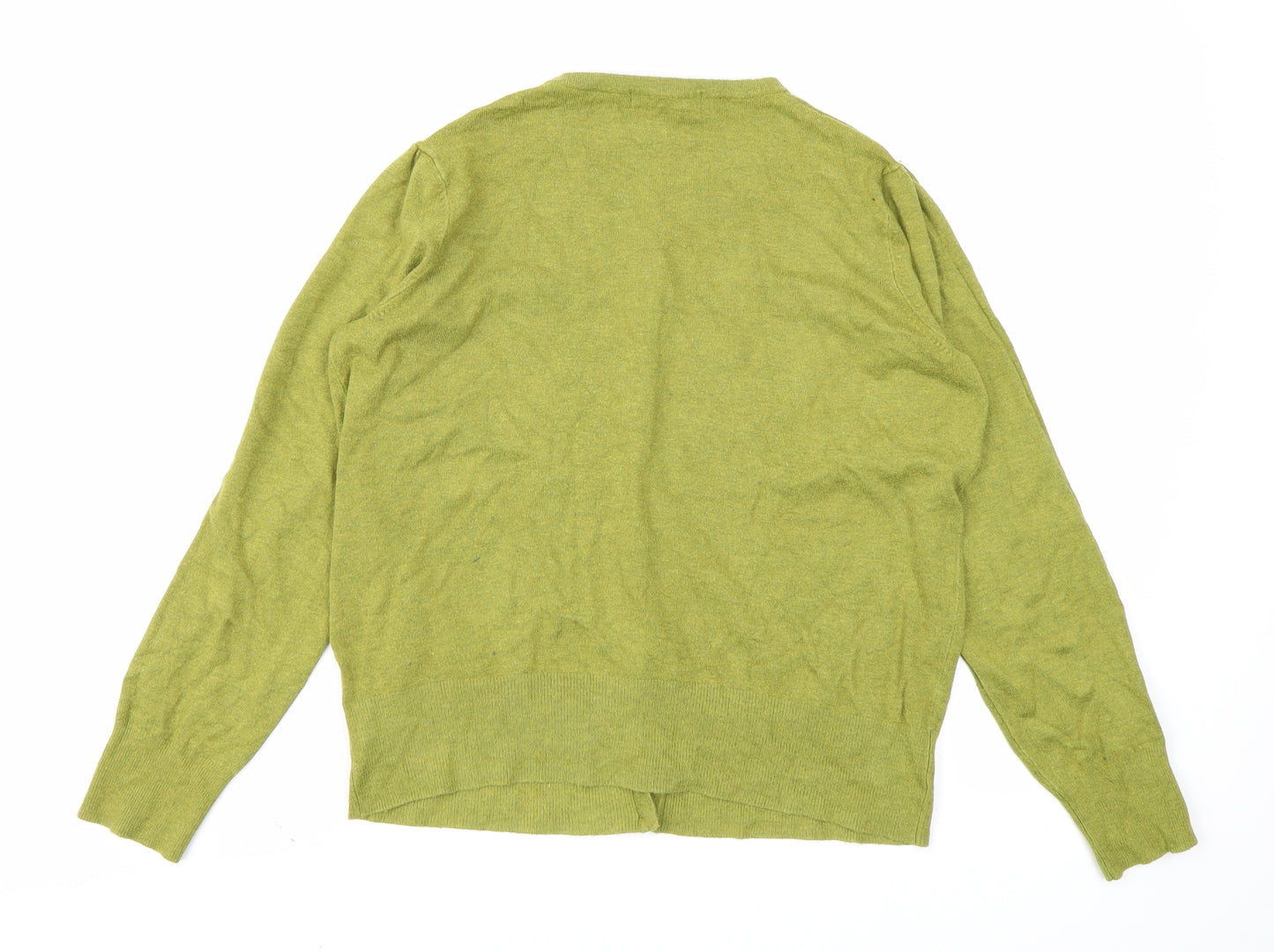 M&S Collection Womens Green   Cardigan Jumper Size 12