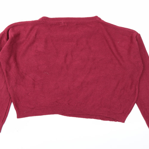 Brave Soul Womens Purple   Pullover Jumper Size 14