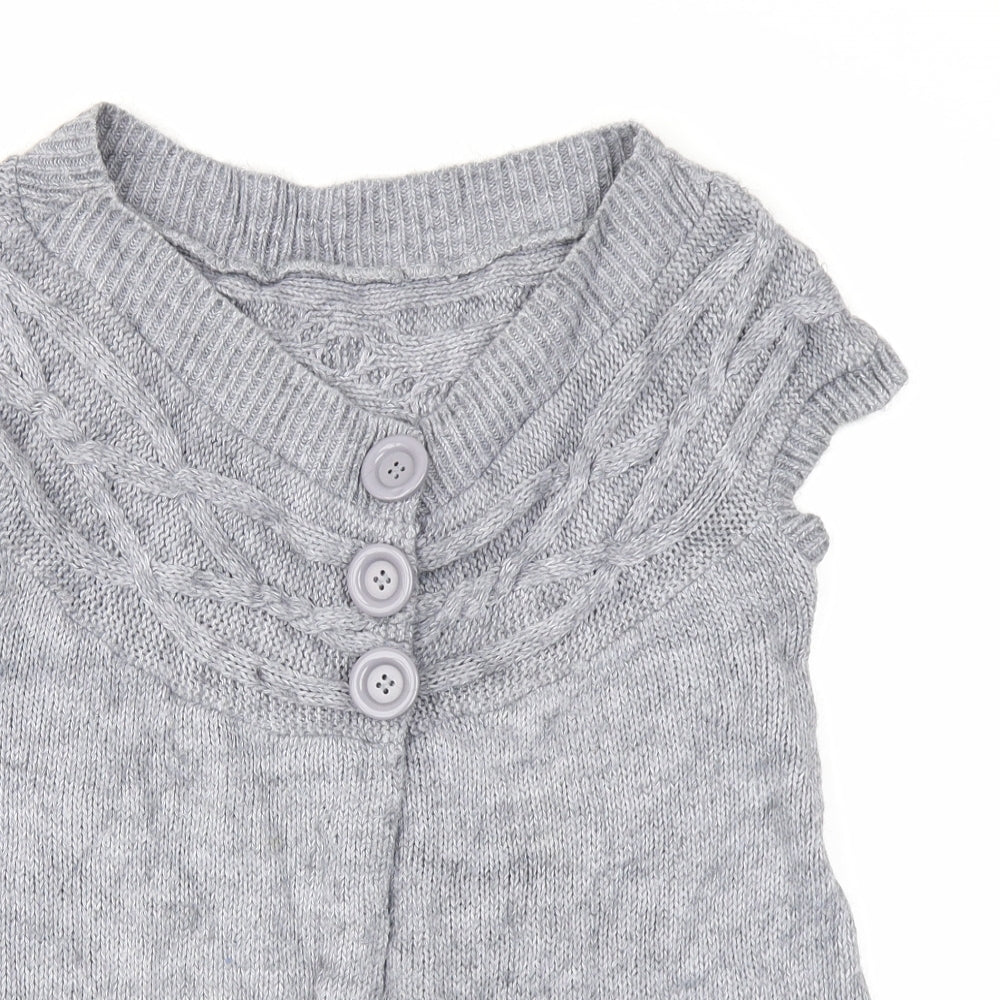 George Womens Grey   Cardigan Jumper Size 12