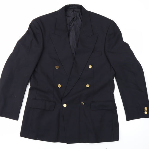 St Michael Mens Black   Jacket Blazer Size M