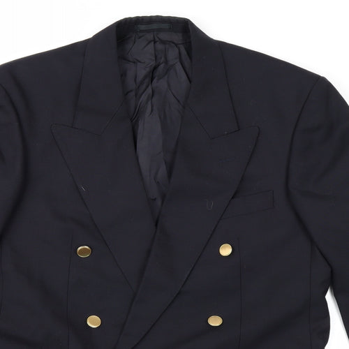 St Michael Mens Black   Jacket Blazer Size M