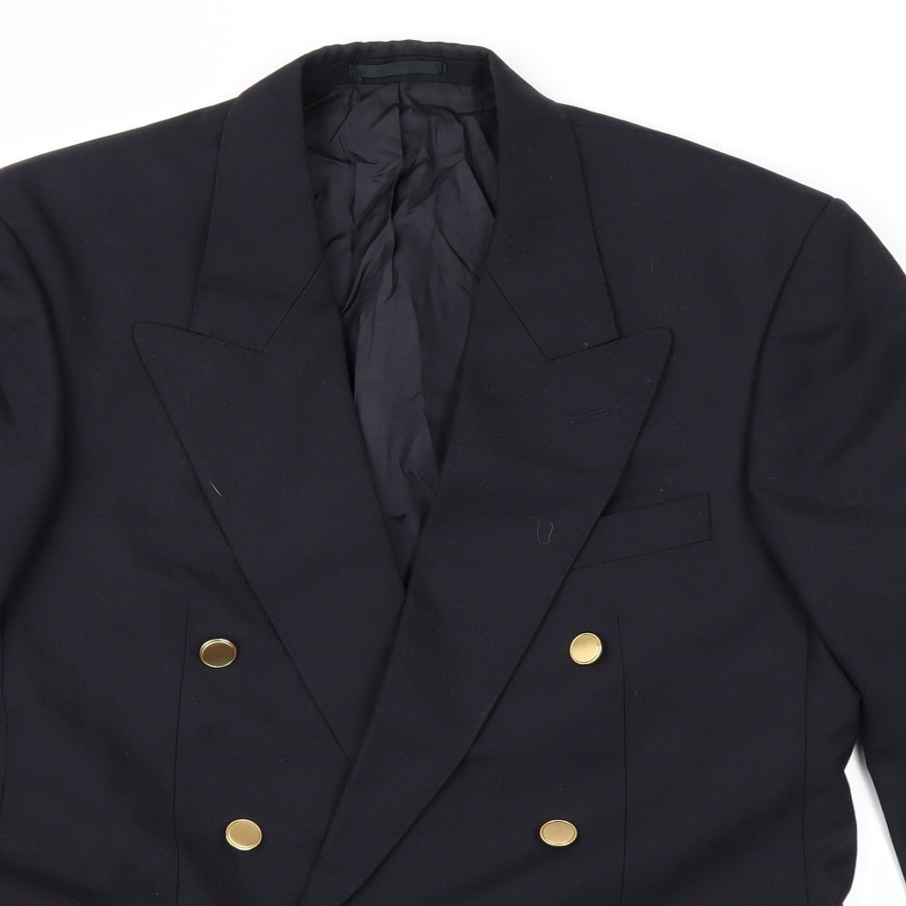 St Michael Mens Black   Jacket Blazer Size M