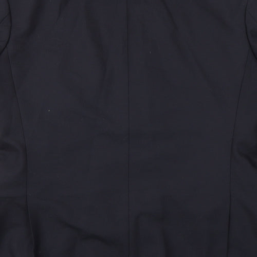 St Michael Mens Black   Jacket Blazer Size M