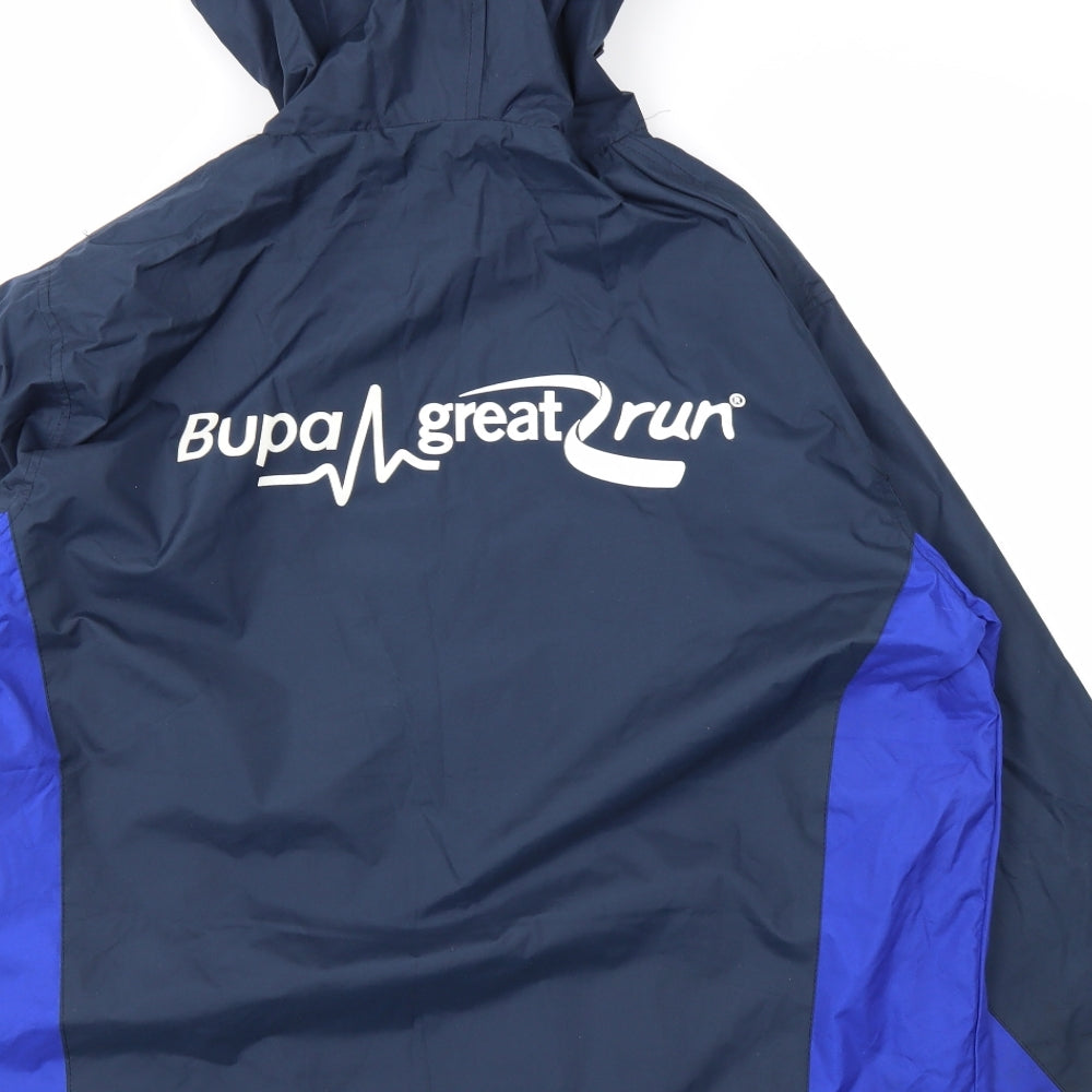 PUMA Mens Blue   Rain Coat Coat Size L