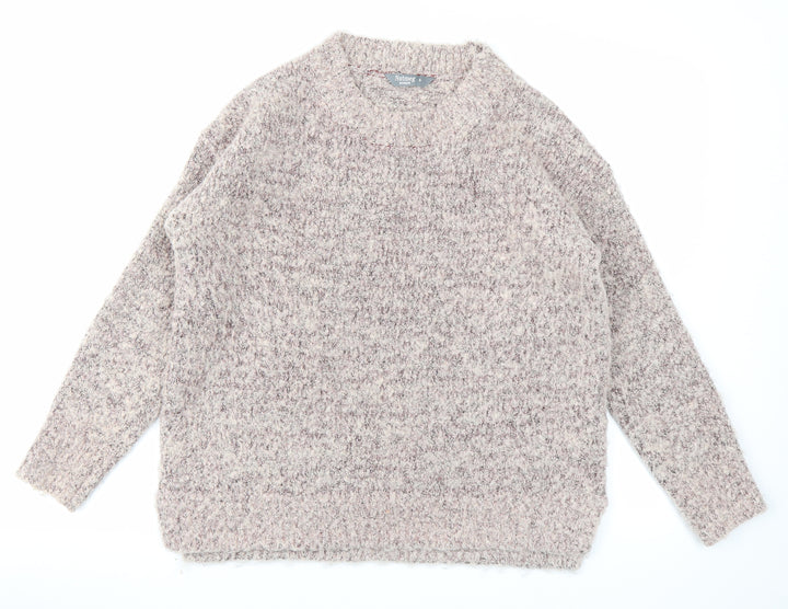 Nutmeg Womens Pink Pullover Jumper Size 8