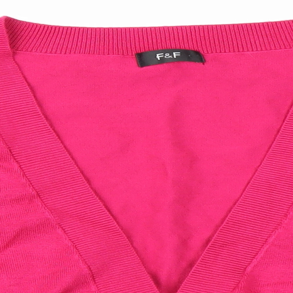 F&F Womens Pink   Cardigan Jumper Size 20
