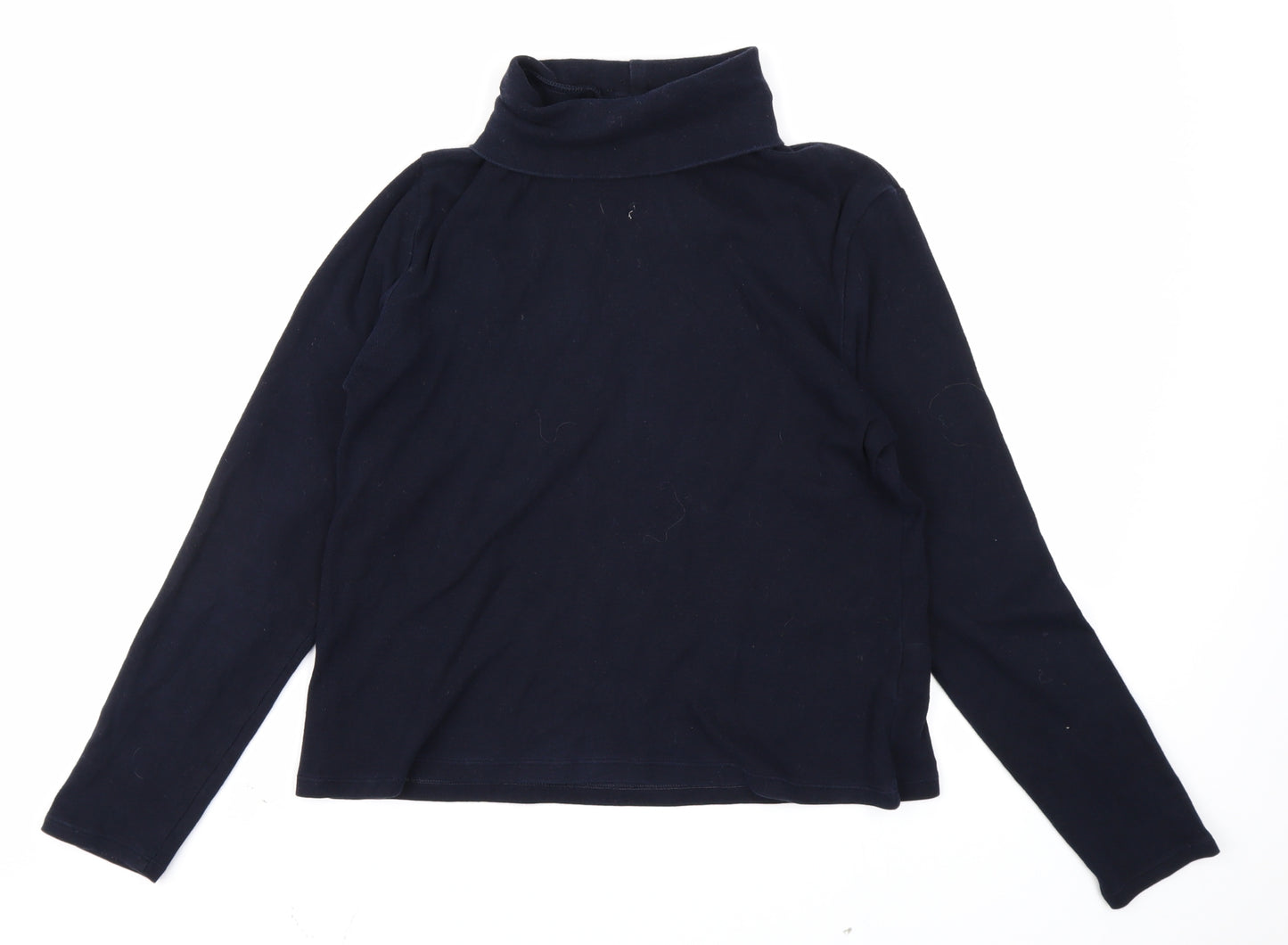 Marks & Spencer Womens Blue  Knit Basic T-Shirt Size 12