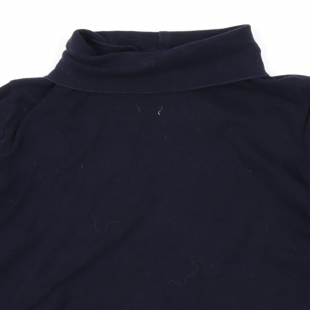 Marks & Spencer Womens Blue  Knit Basic T-Shirt Size 12