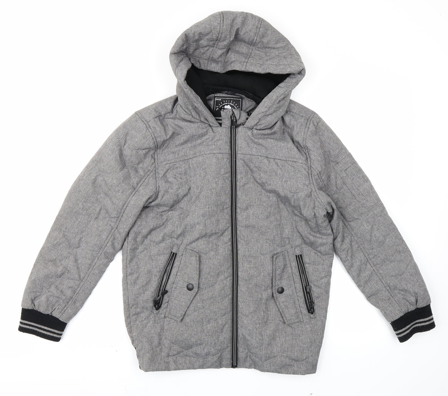 George Boys Grey   Rain Coat Coat Size 10-11 Years