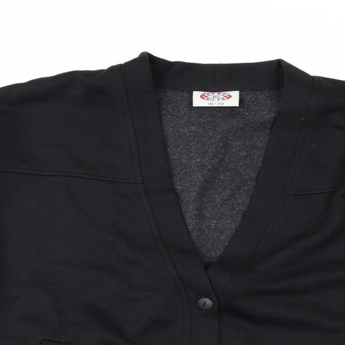 Coast to Coast Womens Black   Cardigan Jumper Size 18