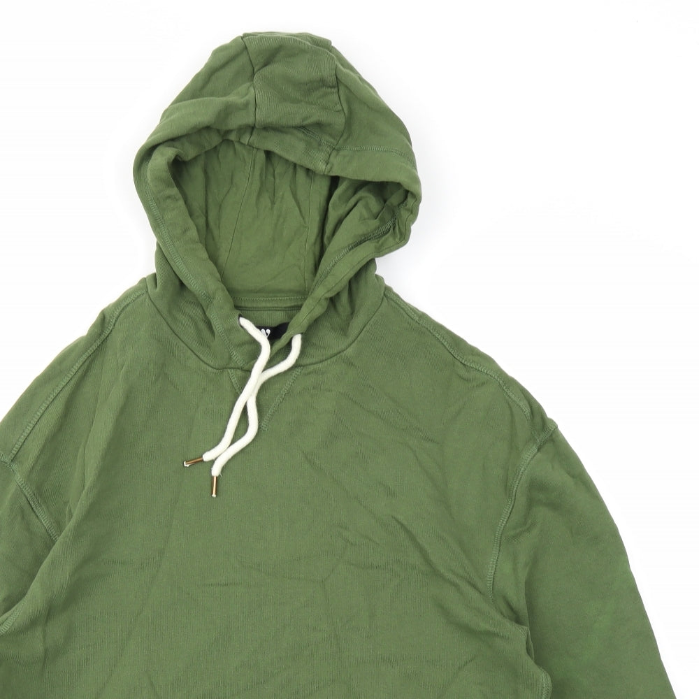 V Mens Green   Pullover Hoodie Size M