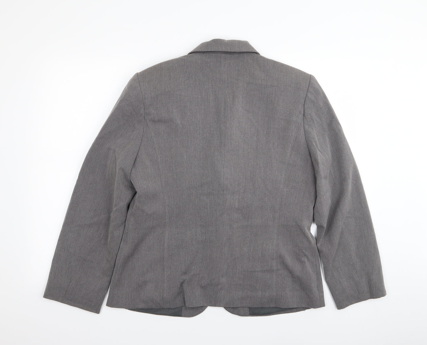 Gelco Womens Grey   Jacket Blazer Size 14