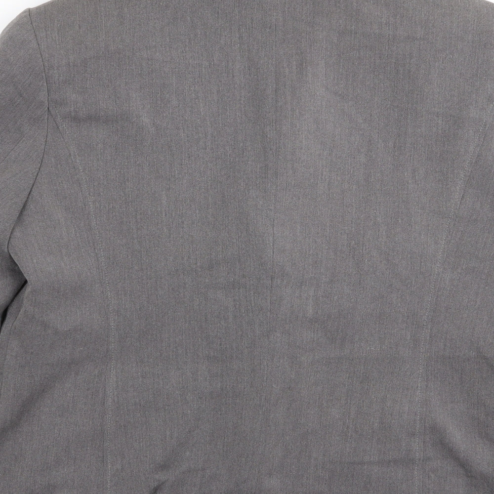 Gelco Womens Grey   Jacket Blazer Size 14