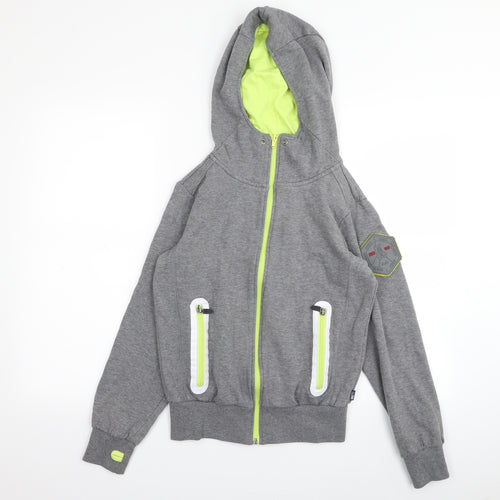 Original Marines Boys Grey   Full Zip Jumper Size 12 Years